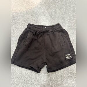 Zara kids black shorts size 3 good used condition